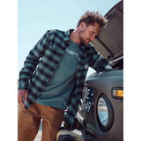 Πουκάμισο Ανδρικό Καρό Flannel Sea Pine Πράσινο Carhartt 105945-GE0 – εικόνα 2