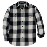 Πουκάμισο Ανδρικό Καρό Oat Milk Long-Sleeve Plaid Shirt Carhartt 107013-A16 – εικόνα 2