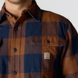 Πουκάμισο Ανδρικό Καρό Red Duck Long-Sleeve Plaid Shirt Carhartt 107013-RDK – εικόνα 5