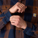 Πουκάμισο Ανδρικό Καρό Red Duck Long-Sleeve Plaid Shirt Carhartt 107013-RDK – εικόνα 6