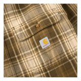 Πουκάμισο Ανδρικό Loose Fit Heavyweight Flannel Long-Sleeve Plaid Carhartt 107013-GN6 – εικόνα 3