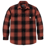 Πουκάμισο Ανδρικό Loose Fit Heavyweight Flannel Long-Sleeve Plaid Carhartt 107013-RG0 – εικόνα 3
