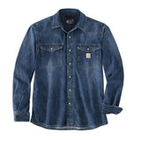Πουκάμισο Ανδρικό Μακρυμάνικο Montana Relaxed Fit Τζιν Carhartt 106429-HK3