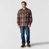 Πουκάμισο Ανδρικό Rugged Flex Relaxed Fit Midweight Flannel Long-Sleeve Plaid Shirt Dark Sepia Carhartt 107010-BB3 – εικόνα 2