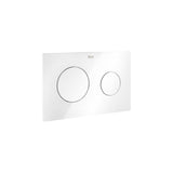 Roca PL10 DUAL Πλακέτα για Καζανάκια Διπλής Λειτουργίας White Λευκή A890089000