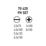 Σετ Κατσαβίδια 6τεμ PH BENMAN 70420 – εικόνα 2