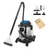 Σκούπα Υγρών / Στερεών 1600W Με Ανοξείδωτο Κάδο 20lt Scheppach
