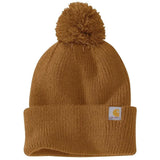 Σκούφος Γυναικείος Pom Pom Cuffed Beanie Brown 106003-BRN Carhartt