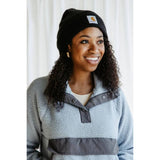 Σκούφος Γυναικείος Rib Knit Black OFA 105560-N04 Carhartt – εικόνα 2