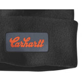 Σκούφος Knit Cuffed Script Patch Beanie Black Carhartt 107007-N04 – εικόνα 2