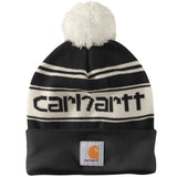 Σκούφος Pom Pom Cuffed Logo Beanie Black 105168-BLK Carhartt