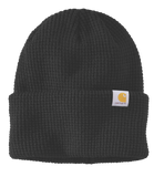 Σκούφος Waffle Cuffed Beanie Carhartt 107187-BLK – εικόνα 3