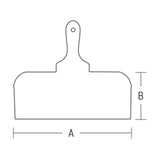 ΣΠΑΤΟΥΛΑ ΦΑΡΔΙΑ ΠΛΑΣΤΙΚΗ ΛΑΒΗ 20cm INOX BENMAN 70931 – εικόνα 2