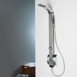 Στήλη Ντους Με Μπαταρία IDEA-110 Inox Matt Με Μίκτη Dolce Vita