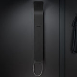 Στήλη Ντους Υδρομασάζ ASTREA-400 Black Matt 140εκ. Icos Icos Shower – εικόνα 2