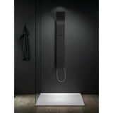 Στήλη Ντους Υδρομασάζ ASTREA-400 Black Matt 140εκ. Icos Icos Shower – εικόνα 5
