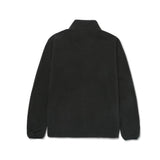 Ζακέτα Μακρυμάνικη Φλις Με Φερμουάρ Microfleece Μαύρη CAT 1030009-10158 – εικόνα 2