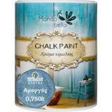 Χρώμα Κιμωλίας Chalk Paint Αμοργός - Μπλε 750ml - Mondobello