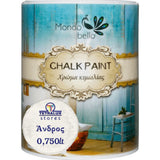 Χρώμα Κιμωλίας Chalk Paint Ανδρος - Εκρού 750ml - Mondobello