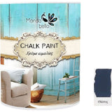 Χρώμα Κιμωλίας Chalk Paint Θάσος - Μπλε 375ml - Mondobello